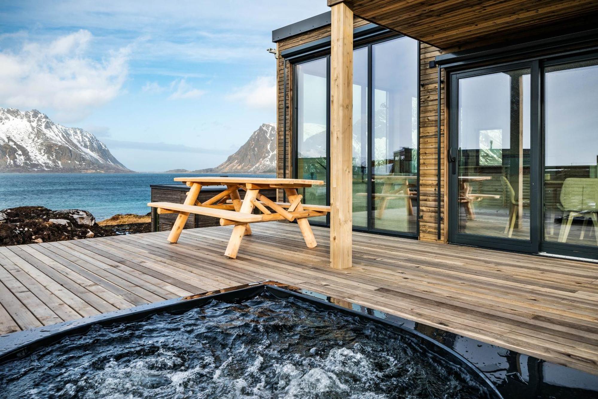 Nydelig Hytte I Unike Lofoten I Naerheten Av Henningsvaer! Lyngværet Exteriér fotografie